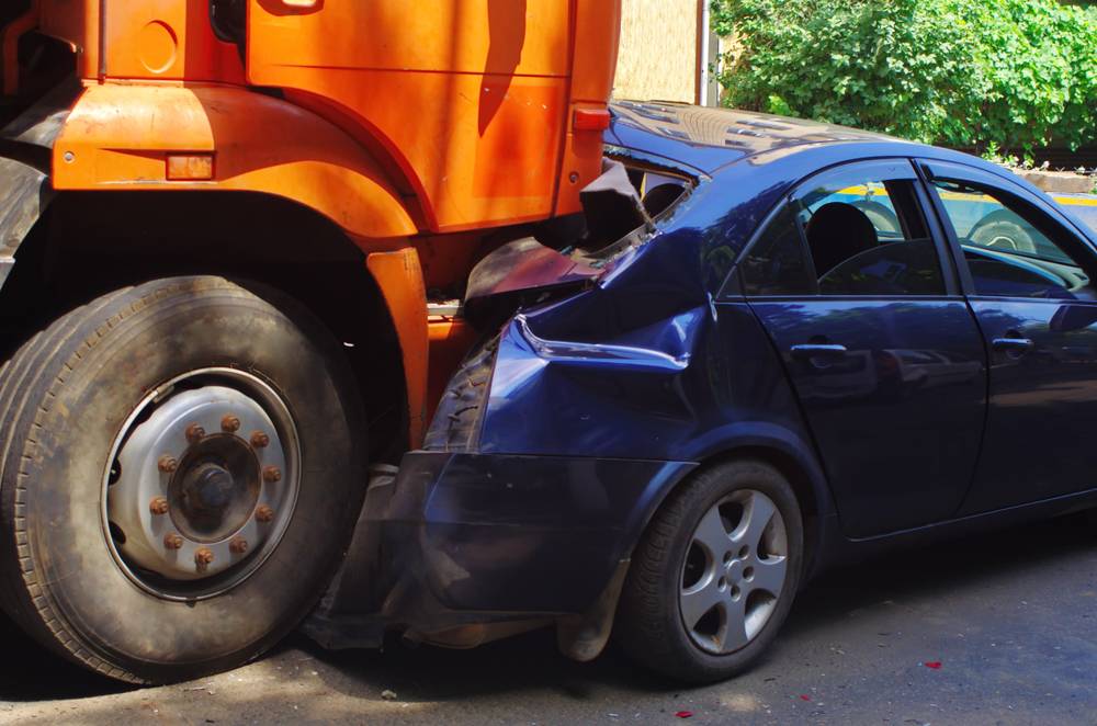 Crushed Car Truck